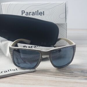 New! Parallel Acadia polarized sunglasses with case, sleeve, and box